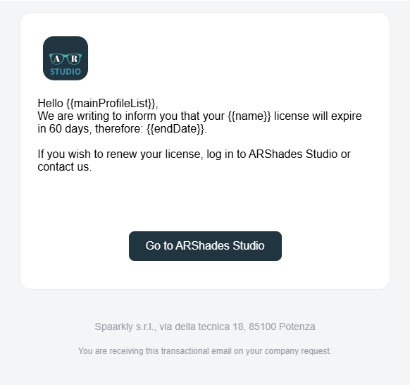 60 Days Warning Template
