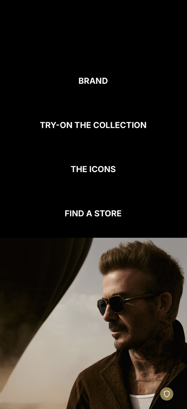 Home menu of a Gateway with a dark theme