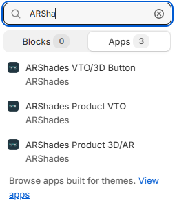 Aggiunta del blocco VTO nell'editor del tema